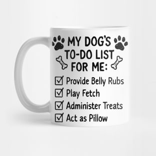 My Dog's To-Do List Mug